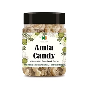 nature39s bridge sweet amla candy 300 gm jar pack  organic avla  dry awla candy  organic indian gooseberries without preservatives