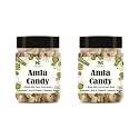 Nature's Bridge Sweet Amla Candy 2 x 300gm Jar Pack (Total 600 GM) | Organic Amla Candy | Dry Amla Candy | Organic Indian Gooseberries without Preservatives
