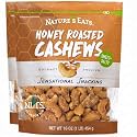 Nature's Eats Honey Roasted Cashews 16oz (Pack of 2)