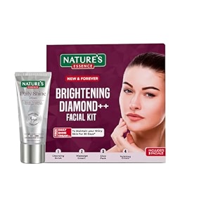 nature39s essence brightening diamond facial kit 3 use white 75 gm diamond 5 count