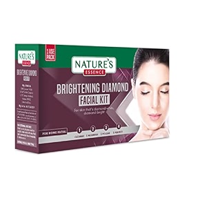 natures essence brightening diamond facial kit single use pack 20gm