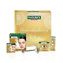 Nature’s Essence Shaadi Wala Glow Kit - 3 Weeks Ritual | Skincare Combo For Women | Gold Facial Kit, Serum, Cream & Jade Roller | Suitable For All Skin Types | Pack Of 5, 126G +30Ml