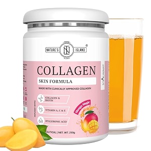 Natures Island Skin Glow Collagen Powder Mango