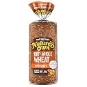 Nature's Own 100% Whole Wheat Bread with Honey, Sliced Whole Wheat Sandwich Bread, 16 oz Loaf