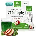 Nature's Sunshine Chlorophyll Stick Packs: Supercharge Your Detox and Boost Gut Health in Convenient, Delicious Stick Packs (Crisp Apple)