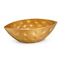 Nature's Touch Decorative Urli Candle Jar for Candle Making | Metal Urli Container for Wax Candles, Diya & Home Decoration | Reusable Candle Holder (2, Boat Shape URLI)