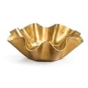 Nature's Touch Decorative Urli Candle Jar for Candle Making | Metal Urli Container for Wax Candles, Diya & Home Decoration | Reusable Candle Holder (2, Square Round Bowl)