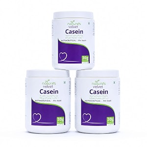 nature39s velvet lifecare casein protein vegetarian and natural 300 gm - pack of 3