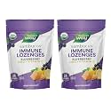 Nature's Way Sambucus Immune Lozenges, Zinc, Vitamin C, Elderberry, Immune Support*, USDA Organic, Honey Lemon Flavor, 24 Lozenges (Packaging May Vary) - 2 Pack