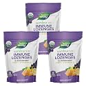 Nature's Way Sambucus Zinc Lozenges With Elderberry and Vitamin C, Honey Lemon Flavor, 24 Lozenges (3 Pack)