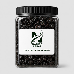 nature aahar dried blueberry plum  premium blueberries  dry fruits rich in antioxidants plums 1 x 1 kg