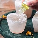 MIYA LIFE Nature Crystal Passive Diffuser Stone Essential Oil Diffuser Hand Carved Selenite Stone Diffuser - Perfect for Meditation Reflection Bedroom Decoration (1 Piece, Cylinder Diffuser)