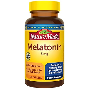 nature made melatonin 3mg 120 tablets