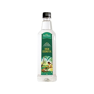 nature nosh pure amp unrefined cold pressed virgin coconut oil 500 ml for cooking skin hair health - naturally cholesterol free rich aroma amp flavour of real coconuts