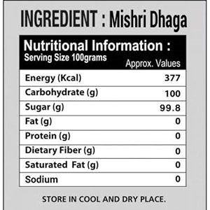 nature prime dhaga mishri  mishri dhaga wali - 900 gm
