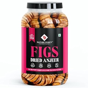 nature purify dry figs afghani anjeer 1kg  medium size figs rich source of vitamins amp dietary fiber  healthy snack  low in calories  fat free  farm sourced