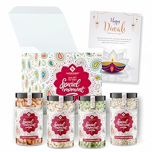 nature purify premium diwali gift hamper  almond cashew pumpkin amp sunflower seeds  festive gift box 100g each