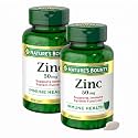 Nature’s Bounty Zinc 50mg, Immune Support & Antioxidant Supplement, Promotes Skin Health, 1 Caplet Per Day, Gluten Free, 250 Vegetarian Caplets (Pack of 2)