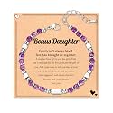 Nature Stone Bracelet, Trendy Teen Girl Gift Ideas with Quote Card for Birthday Christmas Easter Valentines
