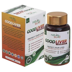 nature sure good liver capsules with milk thistle 1 pack 90 capsules  for promoting healthy digestion and natural protection against fatty liver