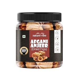 nature vibe dried anjeer  dry fig for healthy snacking dieting amp breakfast  rich source of fibre calcium and iron  high in minerals  anjir dry 500g