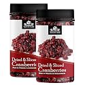NATURE YARD Organic American Dried Cranberry dry fruit - 500 Gm - Naturally Dehydrated Real Sliced Cranberries - Tangy Healthy Snack