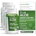 NatureCity TrueAloe Organic Aloe Vera - Digestive Support, 360 Capsules