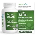 NatureCity TrueAloe Organic Aloe Vera - Digestive Support, 120 Capsules