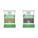 Natureland Organics Moong Sabut/Whole Daal Pouch, 1 kg & Natureland Organics Masoor Whole/Sabut Pouch, 1 kg