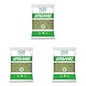 Natureland Organics Moong Sabut/Whole Daal 1 Kg - Organic Healthy Pulses (Pack of 3)