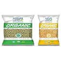 Natureland Organics Moong Sabut/Whole Daal Pouch, 1 kg &amp; Natureland Organics Arhar / Toor Dal 1 Kg - Organic Healthy Pulses