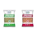 Natureland Organics Moong Sabut/Whole Daal Pouch, 1 kg &amp; Natureland Organics Chana Whole 1 Kg - Organic Chana Whole