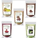 Naturenest Amla Reetha Shikakai Bhringraj Hibiscus powder Combo Pack for Hair / hair pack powder combo |hair care products |reetha amla shikakai combo powder| 100 gm each 500 gm
