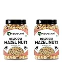 NatureOnus Premium Hazelnuts 250gms- Pack of 2 | Delicious Hazel Nuts For Eating, Raw &amp; Dehulled For Making Chocolate Spread, Tasty Dry Fruits…
