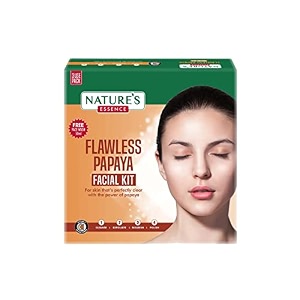 nature39s essence flawless papaya facial kit 3 use white 1 count 60 gm