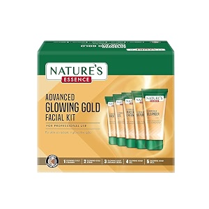 natures essence glowing gold facial kit 500g