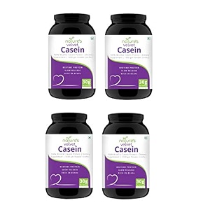 natures velvet lifecare 100 casein protein vegetarian and natural 300 gms - pack of 1