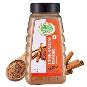 naturesmith ceylon cinnamon powder 400g  100 pure amp natural true srilankan cinnamon dalchini  aromatic amp sweet flavor  vegan amp gluten-free  ideal for baking detox wellness amp daily use