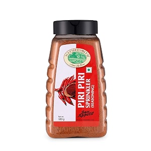 naturesmith piri piri masala peri peri powder sprinkler - 500g  tangy amp spicy seasoning powder  perfect for snacks fries and grilled dishes