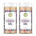 NatureVit Roasted Dhana Dal 400gm | Premium Roasted Coriander Seeds | Traditional Mouth Freshener &amp; Digestive | Crunchy &amp; Aromatic Snack