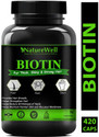Naturewell Biotin Maximum Strength for Hair Skin & Nails-10000 mcg Premium (420N) (420 No)