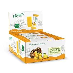 naturo fruit bar - mango dispenser 7 gram x 40 280 gram