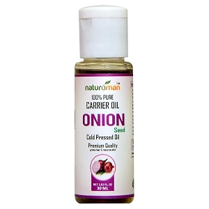 naturoman 100 pure amp natural cold pressed onion carrier oil for hair fall protection 30 ml