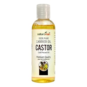 naturoman 100 pure natural cold pressed castor carrier oil for hair  stronger hair skin care  no mineral oil amp preservatives  arandi tel  pack of 1  100 ml