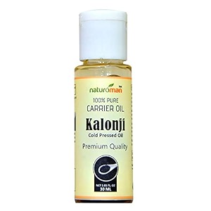 naturoman 100 pure natural cold pressed black seed kalonji hair carrier oil 30 ml