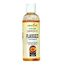 Naturoman Cold Pressed FlaxSeed oil | Suitable for All Skin Types | 100% Pure &amp; Natural | Alsi Carrier Oil | For Skin, Hair, Face, Body &amp; Massage | Pack of 1 | 100 ml
