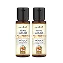 Naturoman Cold Pressed Almond Carrier Oil | Suitable for All Skin Types | Natural &amp; Pure | For Skin, Hair, Face, Body &amp; Massage | Pack of 2 | 30 ml each