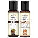 Naturoman Radiant Skin Duo: Jojoba &amp; Almond Oil Combo - 30ml Each