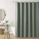 Naturoom Linen Shower Curtain 78 Inch Long for Bathroom Desert Sage 1 Panel