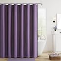Naturoom Linen Shower Curtain 78 Inch Long for Bathroom Purple 1 Panel